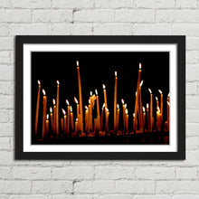 Load image into Gallery viewer, Candles Burning in the Dark
