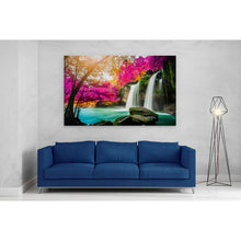 Load image into Gallery viewer, Waterfall in Colourful Autumn Forest
