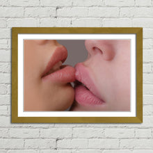 Load image into Gallery viewer, Girls Kissing Close Up Lips
