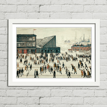 Load image into Gallery viewer, LS Lowry Going To The Match Painting
