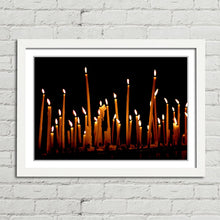 Load image into Gallery viewer, Candles Burning in the Dark
