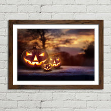 Load image into Gallery viewer, Spooky Pumpkin Sunset Halloween
