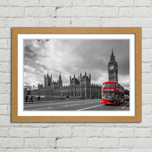 Load image into Gallery viewer, Red Bus at Big Ben London
