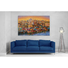 Load image into Gallery viewer, Golden Horn Bay Istanbul Oil Painting
