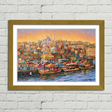 Load image into Gallery viewer, Golden Horn Bay Istanbul Oil Painting
