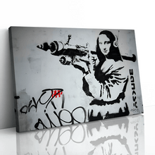 Load image into Gallery viewer, Mona Lisa Bazooka Banksy
