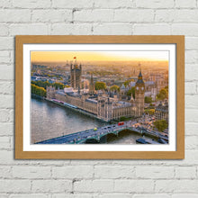 Load image into Gallery viewer, Houses of Parliament Sunset from London Eye
