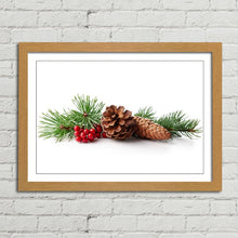 Load image into Gallery viewer, Christmas Decoration Holly Berry Pine Cone
