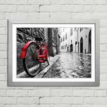 Load image into Gallery viewer, Retro Bike Bicycle Vintage Cobble Street
