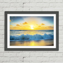 Load image into Gallery viewer, Beach Sunset &amp; Crashing Wave
