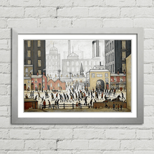 Load image into Gallery viewer, LS Lowry Coming From The Mill Painting
