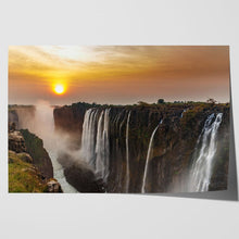 Load image into Gallery viewer, Victoria Falls Sunset Zambia
