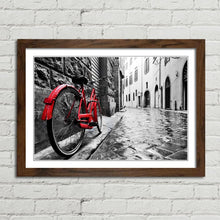 Load image into Gallery viewer, Retro Bike Bicycle Vintage Cobble Street
