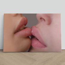 Load image into Gallery viewer, Girls Kissing Close Up Lips
