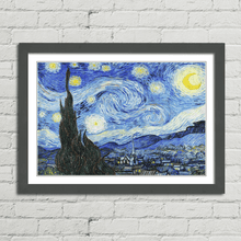 Load image into Gallery viewer, Van Gogh Starry Night Painting
