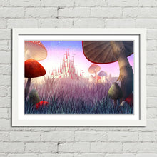 Load image into Gallery viewer, Mushrooms Alice in Wonderland
