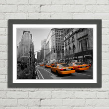 Load image into Gallery viewer, New York Taxis in Manhattan Yellow Taxi
