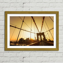 Load image into Gallery viewer, Brooklyn Bridge New York City Sunset
