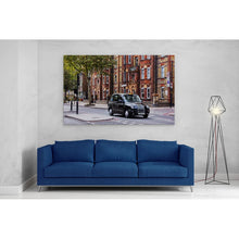 Load image into Gallery viewer, Black Cab on London Street
