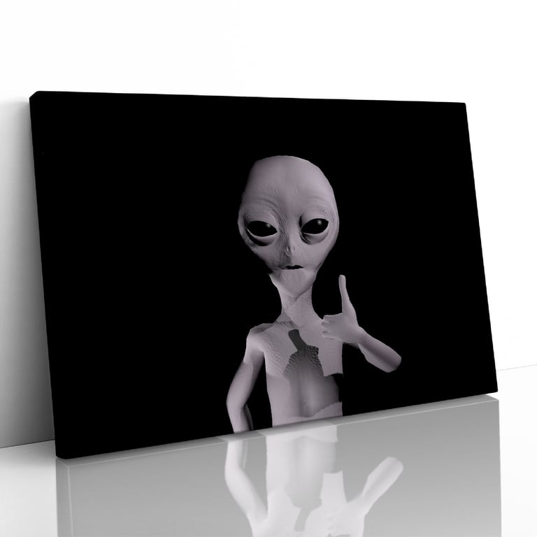 Grey Alien Thumbs Up ET