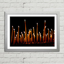 Load image into Gallery viewer, Candles Burning in the Dark
