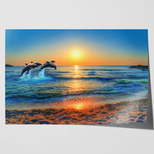 Load image into Gallery viewer, Dolphin Jumping in Thai Sunset
