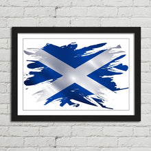 Load image into Gallery viewer, Scotland Flag Brush Paint
