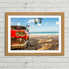 Load image into Gallery viewer, American Classic Car Beach Cuba
