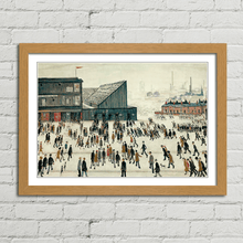 Load image into Gallery viewer, LS Lowry Going To The Match Painting
