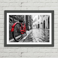 Load image into Gallery viewer, Retro Bike Bicycle Vintage Cobble Street
