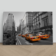 Load image into Gallery viewer, New York Taxis in Manhattan Yellow Taxi
