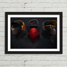 Load image into Gallery viewer, Swag Monkeys Banksy
