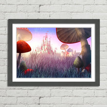 Load image into Gallery viewer, Mushrooms Alice in Wonderland
