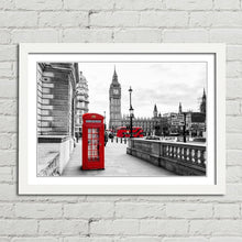 Load image into Gallery viewer, London Telephone Box and Big Ben
