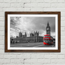 Load image into Gallery viewer, Red Bus at Big Ben London
