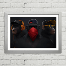 Load image into Gallery viewer, Swag Monkeys Banksy
