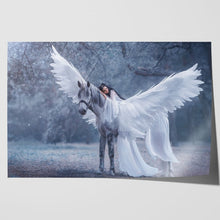 Load image into Gallery viewer, Girl on a Pegasus Unicorn
