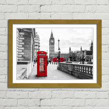 Load image into Gallery viewer, London Telephone Box and Big Ben
