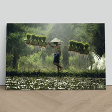 Load image into Gallery viewer, Rice Paddy Farmer Laos
