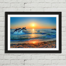 Load image into Gallery viewer, Dolphin Jumping in Thai Sunset
