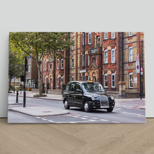 Load image into Gallery viewer, Black Cab on London Street
