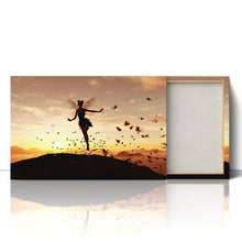 Load image into Gallery viewer, Fairy Tinkerbell and Butterflies at Sunset
