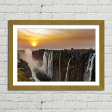 Load image into Gallery viewer, Victoria Falls Sunset Zambia
