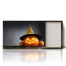 Load image into Gallery viewer, Spooky Pumpkin with Witch&#39;s Hat Halloween
