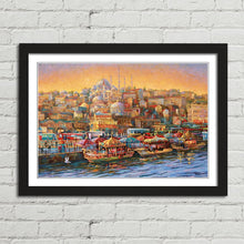 Load image into Gallery viewer, Golden Horn Bay Istanbul Oil Painting
