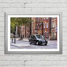 Load image into Gallery viewer, Black Cab on London Street
