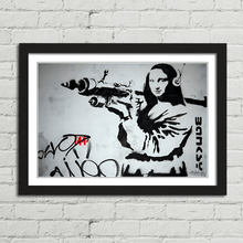 Load image into Gallery viewer, Mona Lisa Bazooka Banksy

