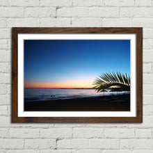 Load image into Gallery viewer, Beach Sunset Palm Tree Aegean Sea
