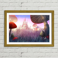 Load image into Gallery viewer, Mushrooms Alice in Wonderland
