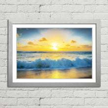 Load image into Gallery viewer, Beach Sunset &amp; Crashing Wave
